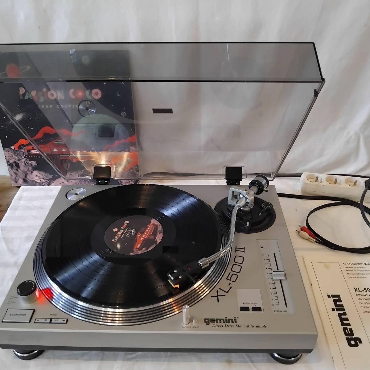 gemini XL-500 II ターンテーブル　レコードプレーヤー gemini XL-500Ⅱ ターンテーブル ダイレクトドライブレコード