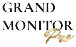Logo Grand Monitor Pro - Enceintes haute fidélité en bois massif par ASA